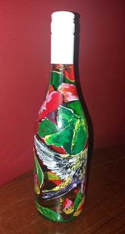 Glass-painting-Svetlana-Sorokina-wedding-bottle-humidbird