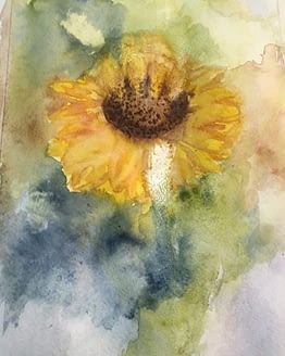 Sunflower-painting-artist-Emilia-Viktarovich