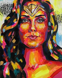 Painting "Wonder woman"