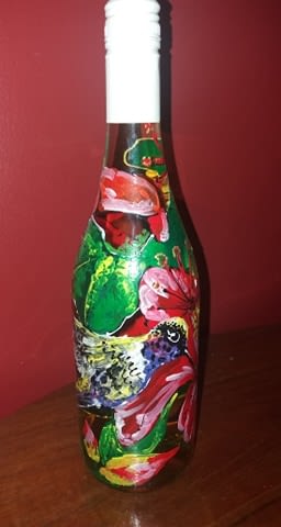 Glass-painting-Svetlana-Sorokina-humidbird-bottle